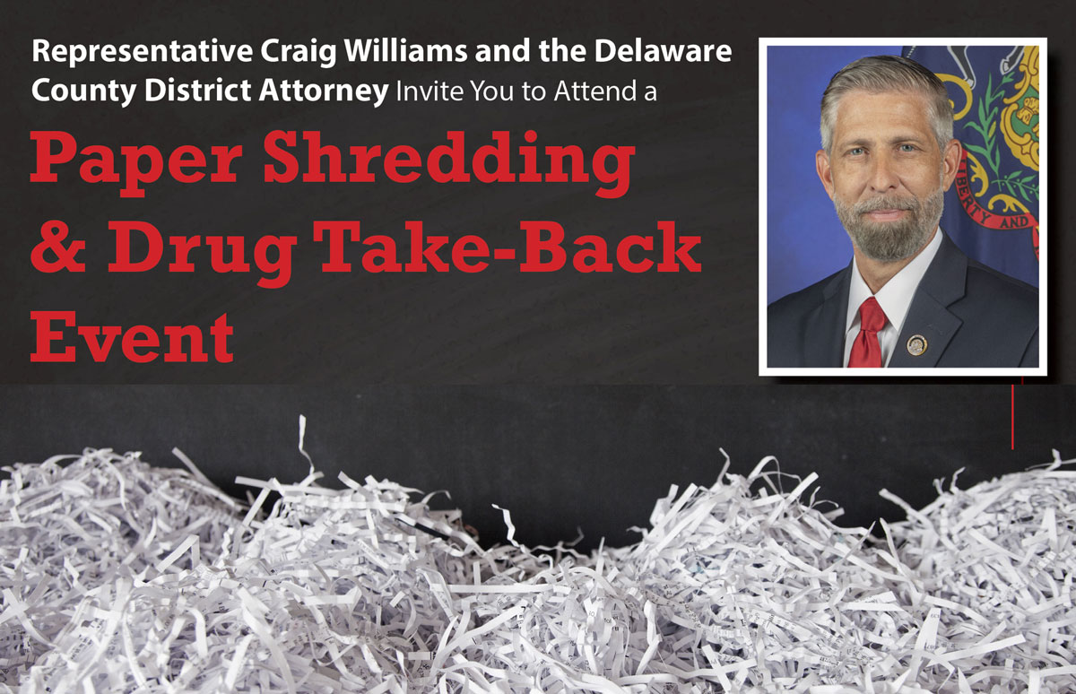 Drug Take Back and Shredding Event