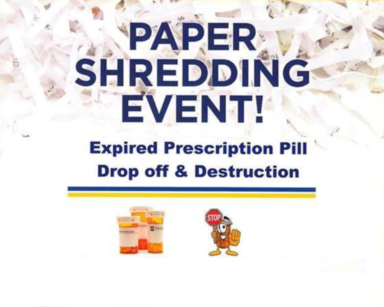 Free Shredding and Drug TakeBack Event Delaware County District